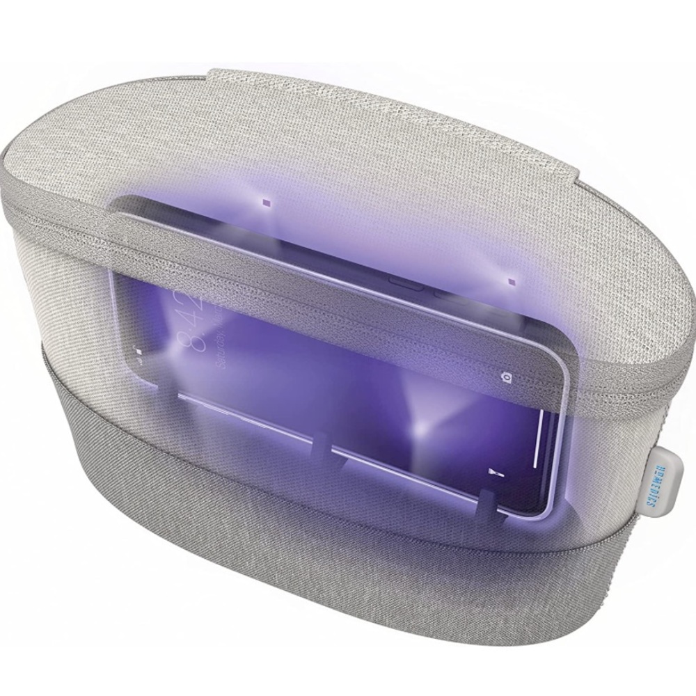 Homedics UV Clean Portable Sanitizer Bag – Rechargeable UV Light Sanitizer Box
